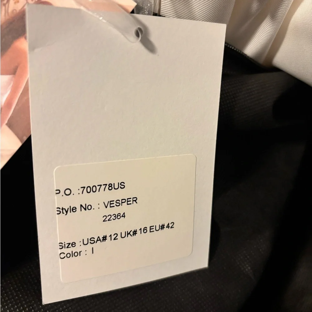 ELYSEE Vesper Wedding Dress, Size 12 - Picture 8 of 8